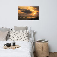 Anna Maria Island Cloudy Beach Sunset 1 Loose Prints - Wall Art Beach