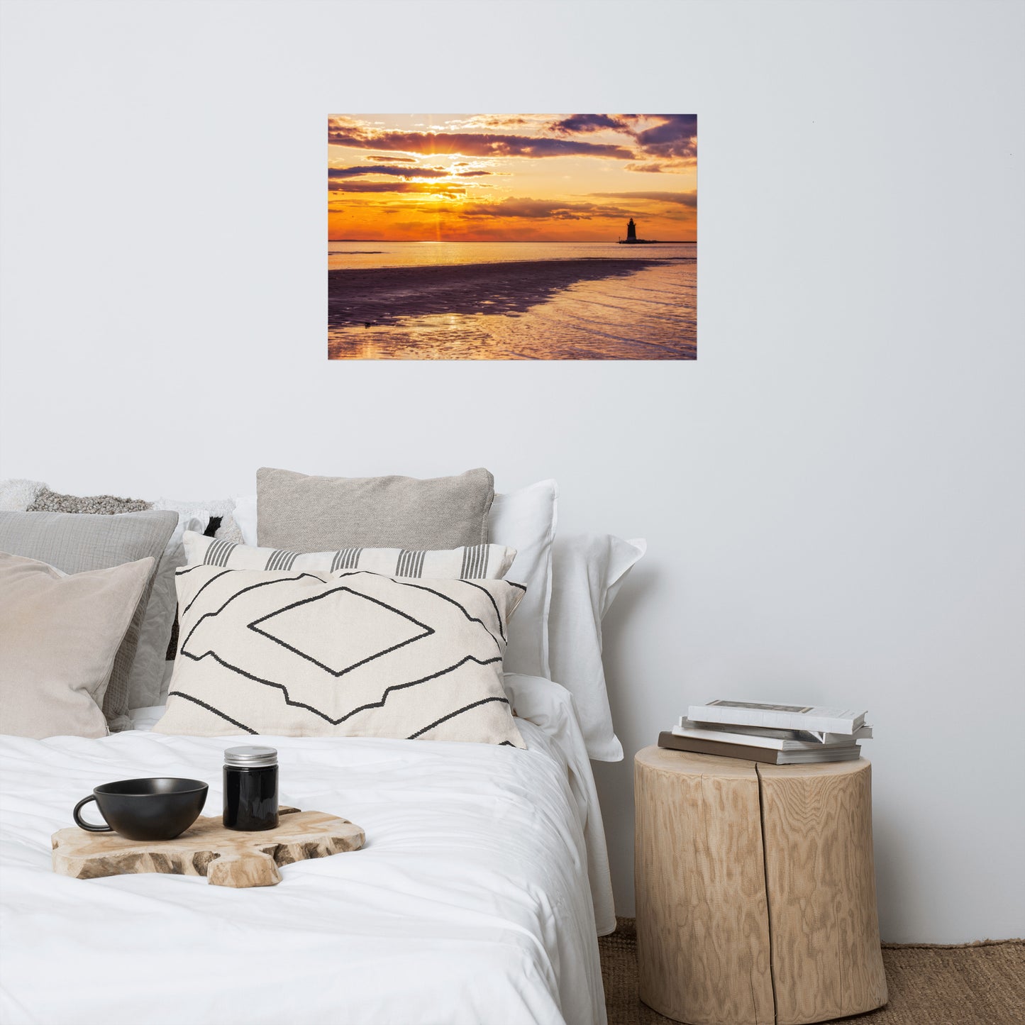 Cape Henlopen Sunset Landscape Photo Loose Wall Art Prints