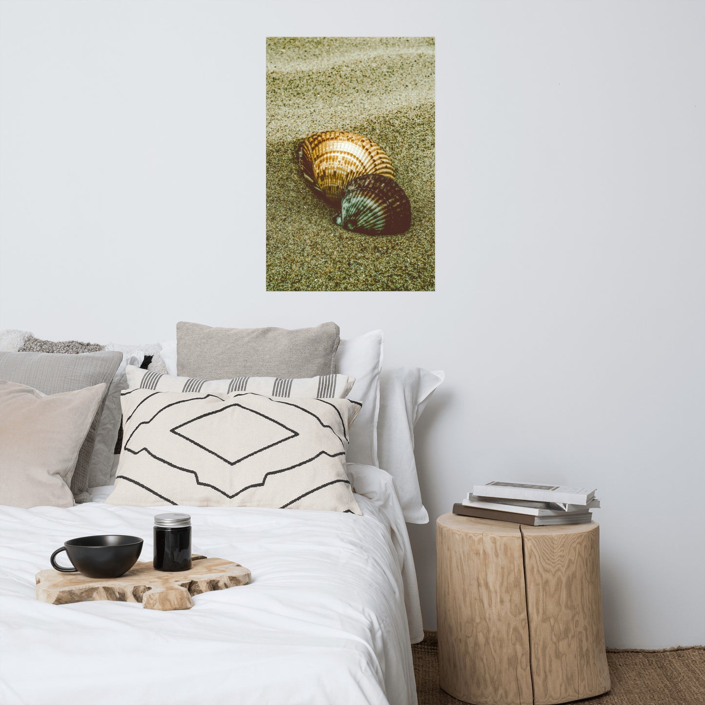 Dreamy Beach Seashells Coastal Nature Photo Loose Unframed Wall Art Prints