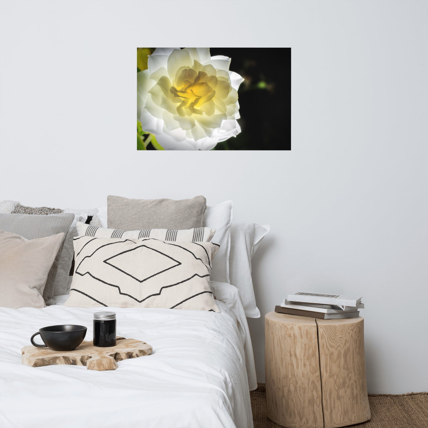 Glowing Rose 2 Floral Nature Photo Loose Unframed Wall Art Prints