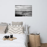 Historic New Castle 2 Black and White Landscape Photo Loose Wall Art Prints