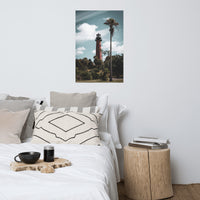 Jupiter Lighthouse Colorized Landscape Photo Loose Wall Art Print