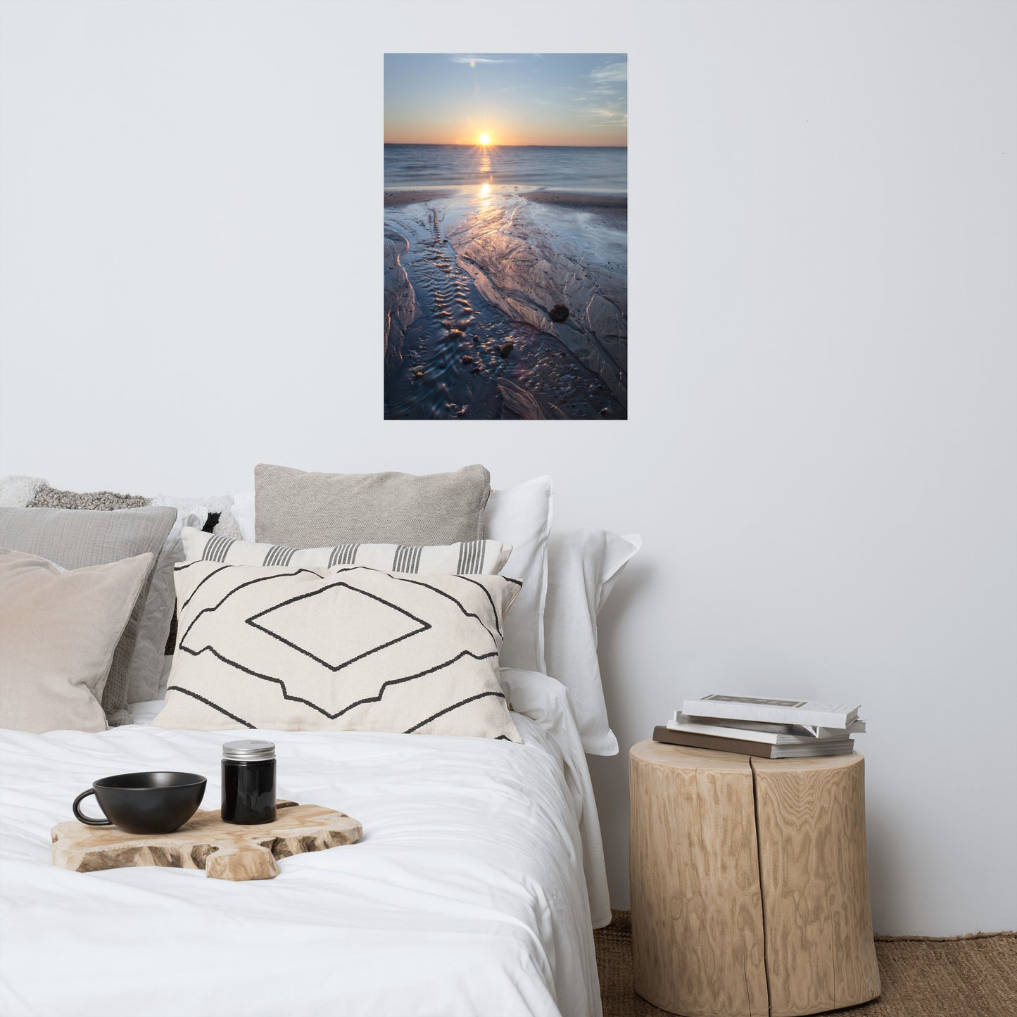 Low Tide Ravine Coastal Landscape Photo Loose Wall Art Print