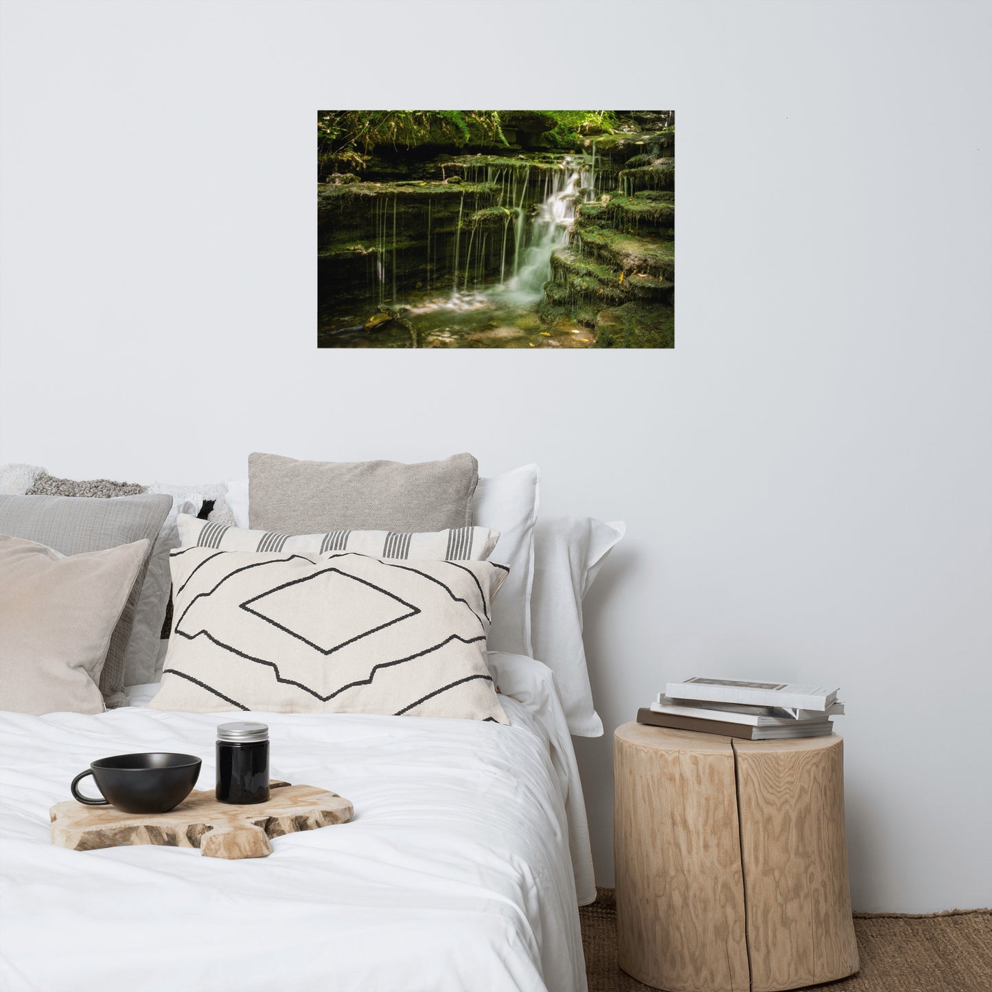 Pixley Falls 1 Waterfalls Rustic Farmhouse Style Landscape Photo Loose Wall Art Prints