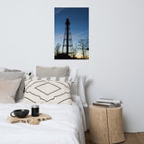 Reedy Point Rear Lighthouse Silhouette Urban Landscape Loose Unframed Wall Art Prints