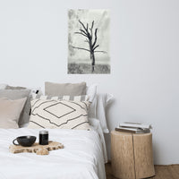 Rotting Away Alone Black and White Botanical Nature Photo Loose Unframed Wall Art Prints