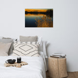 Sunset at Reedy Point Landscape Photo Loose Wall Art Prints