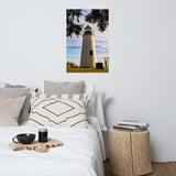 Turkey Point Lighthouse in the Trees Landscape Photo Loose Wall Art Print