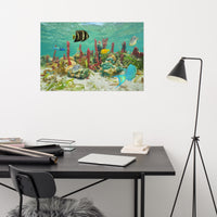 Colorful Tropical Fish - Animal Wildlife Photograph Loose Wall Art Print