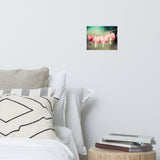 Be Still My Bleeding Heart Colorized Floral Nature Photo Loose Unframed Wall Art Prints