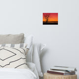 Burning Skies Landscape Photo Loose Wall Art Prints
