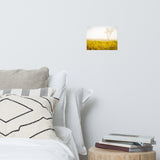 Dreams of Goldenrod and Fog Landscape Photo Loose Wall Art Prints