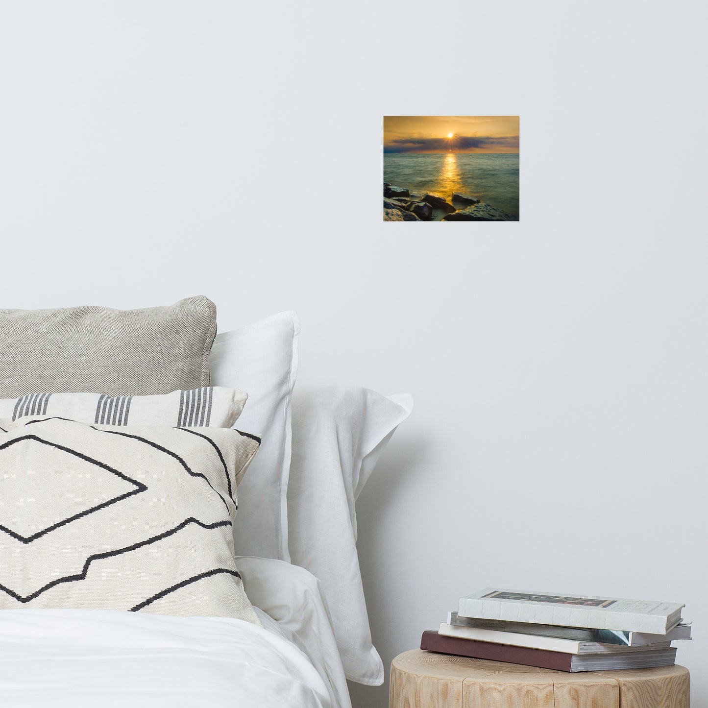 Sun Ray on the Water Landscape Photo Loose Wall Art Prints